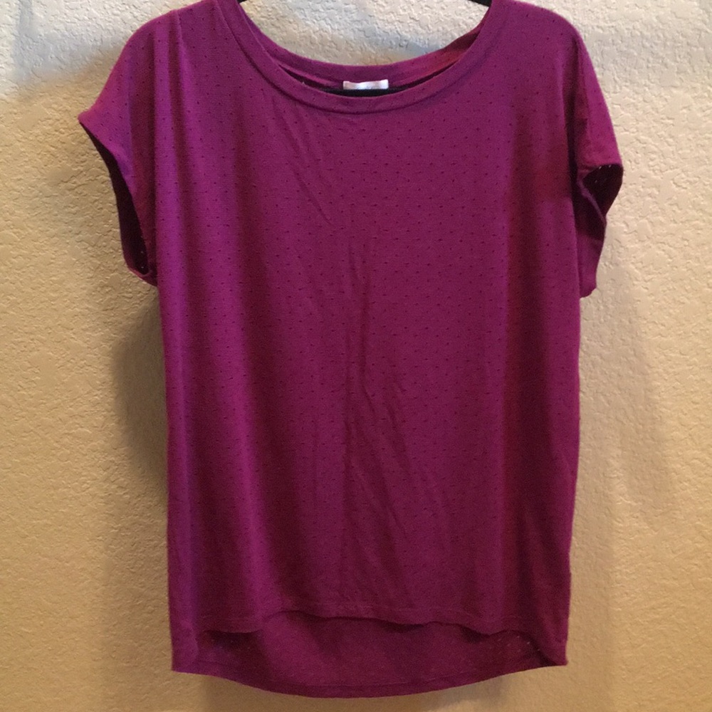 lovely purple caslon short sleeve tee!